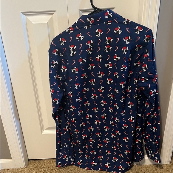 Men's Blue Patterned Jacket - Picture 3 of 3